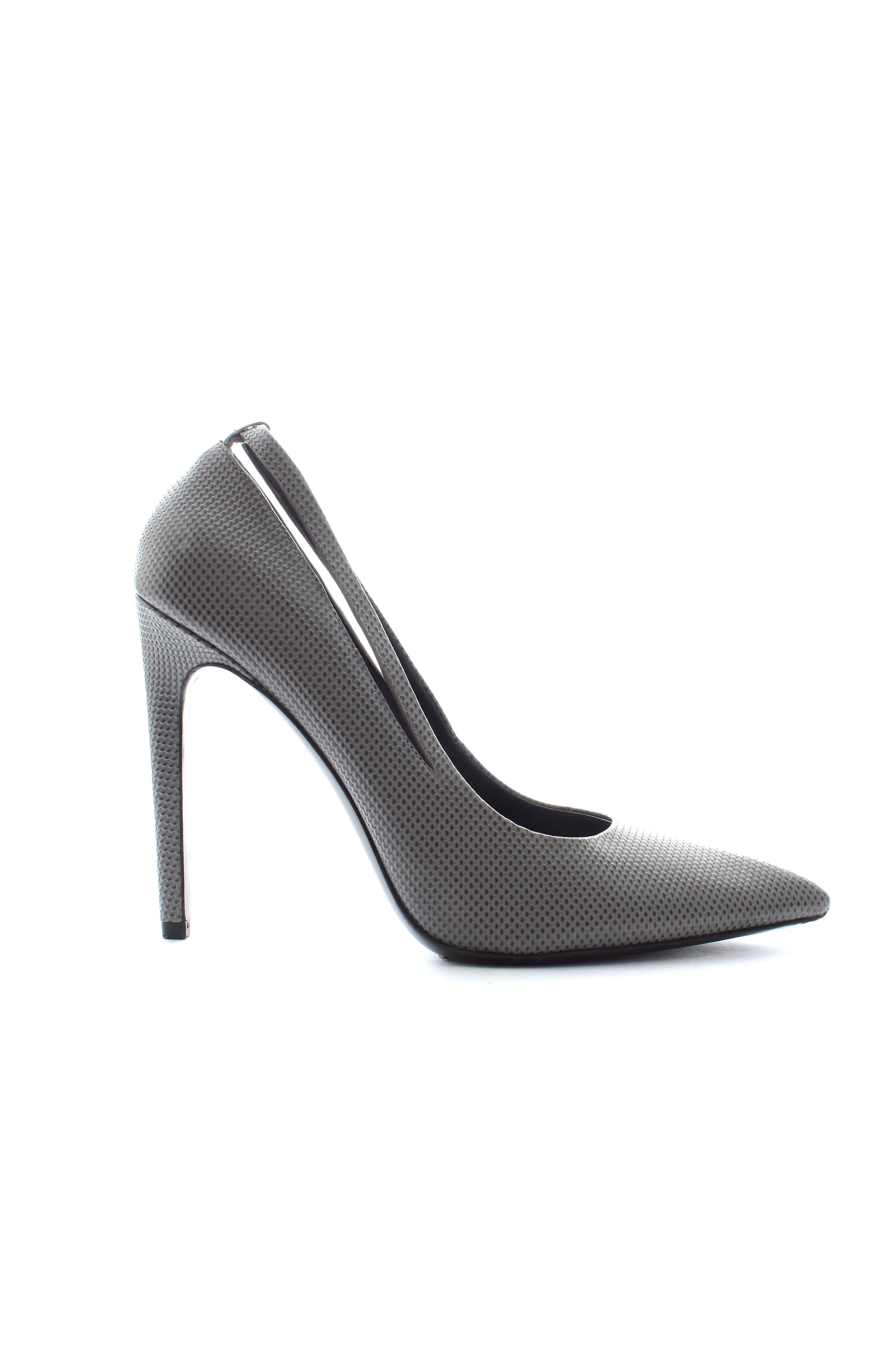 Alexander Wang Embossed Leather Pointed Toe Pumps