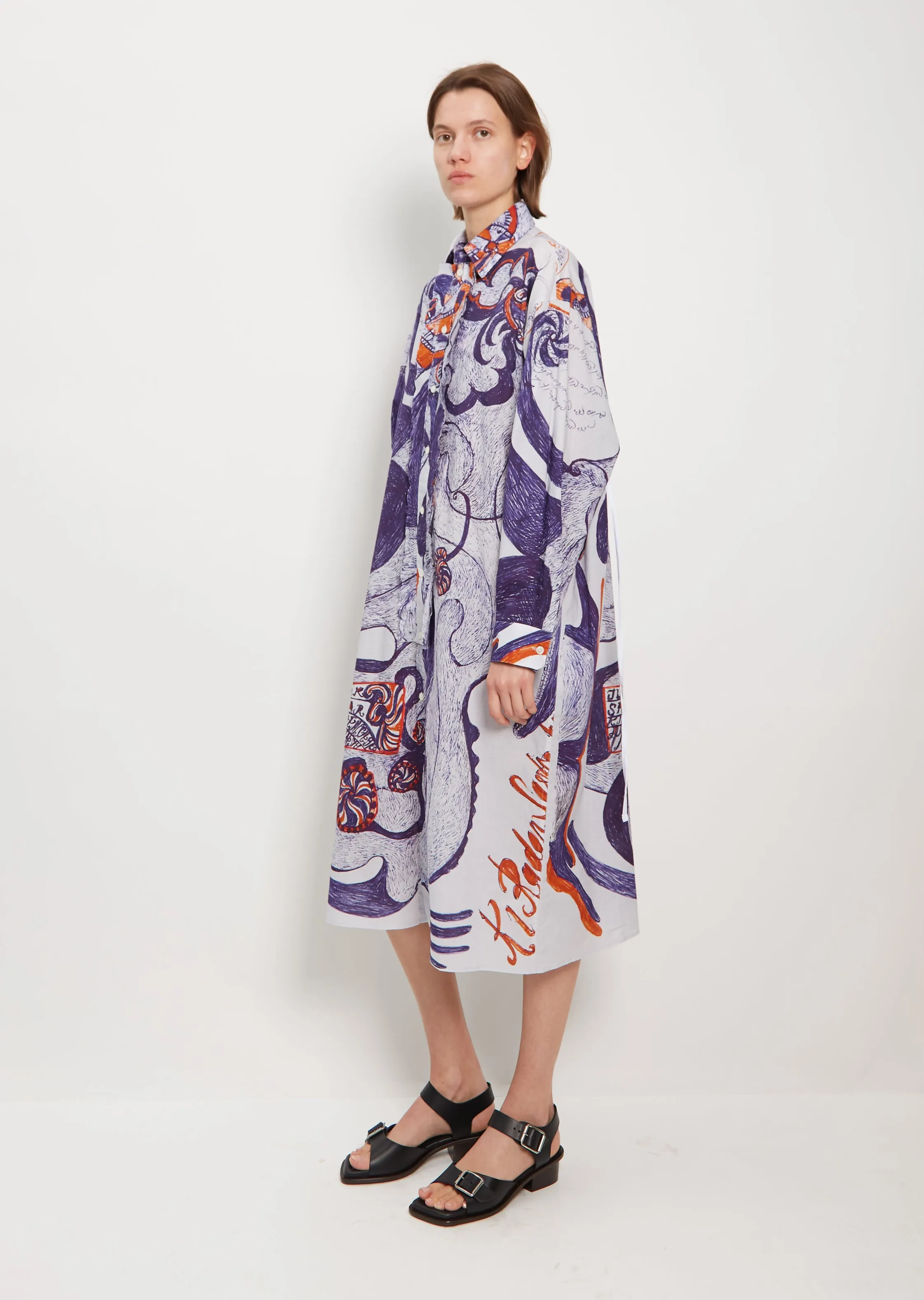 Angkasapura Cotton Shirt Dress