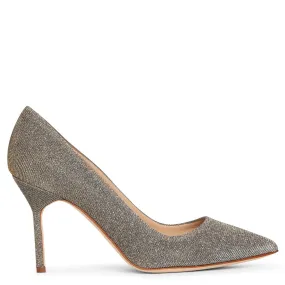 BB 90 dark gold glitter pumps