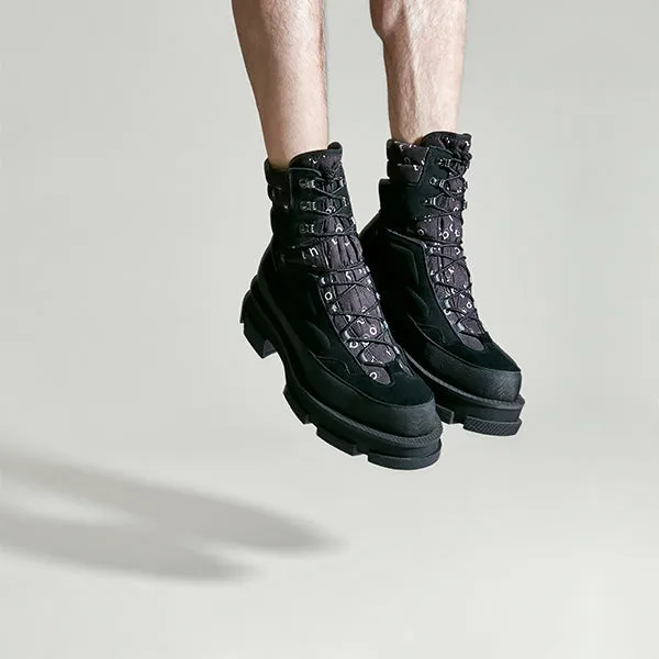 both - GAO PLATFORM MOUNTAIN BOOT-BLACK