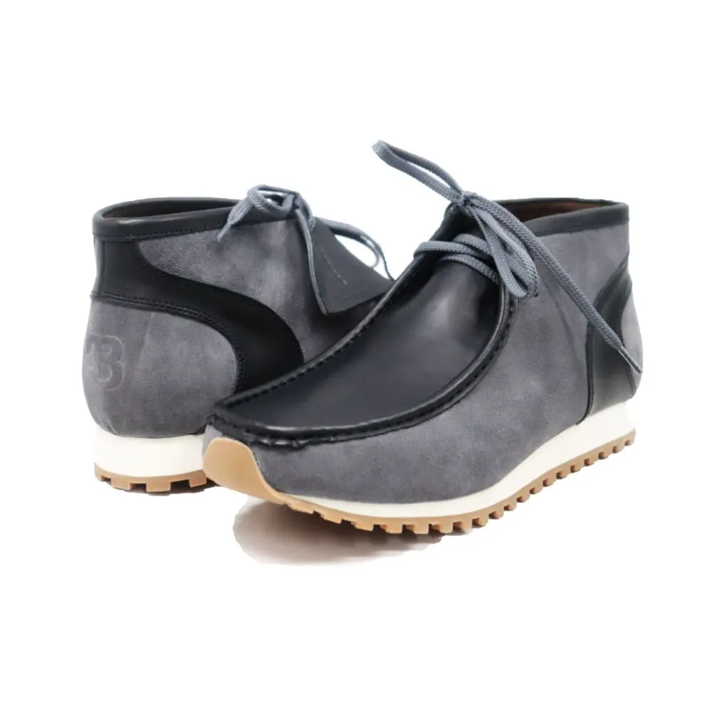 British Walkers New Castle Gt Wallabee Boots Men's Leather and Suede