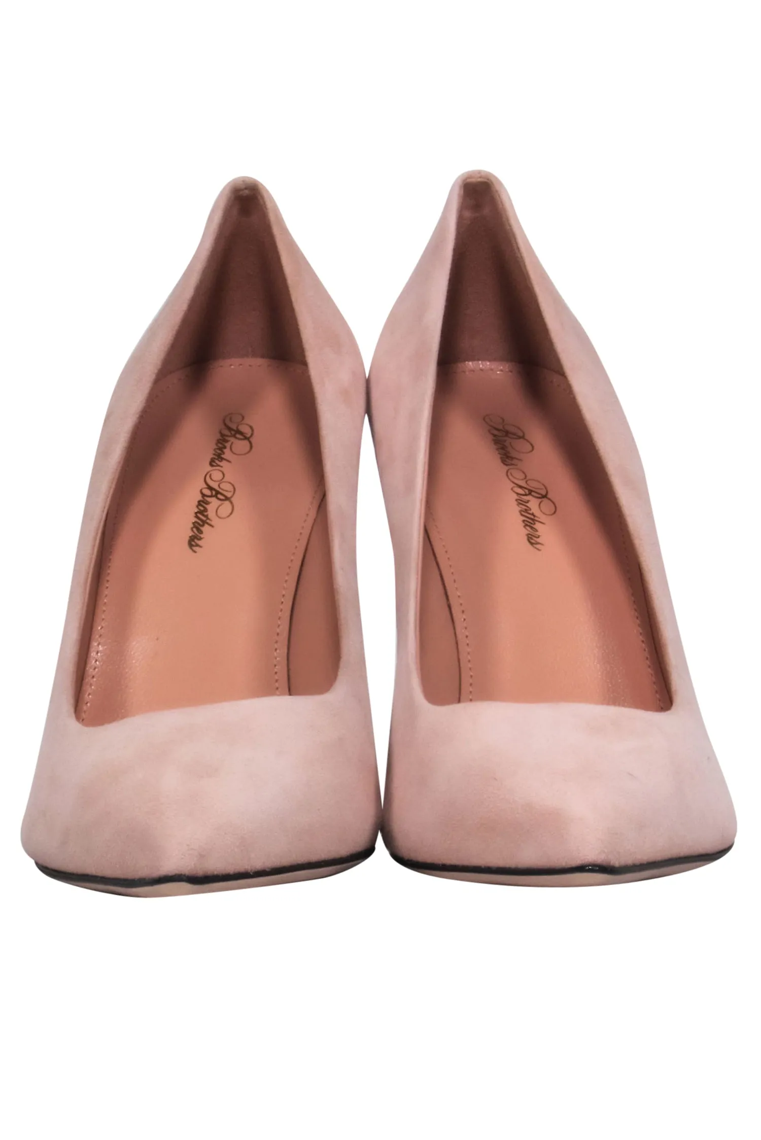Brooks Brothers - Blush Suede Pointed Toe Pumps Sz 9