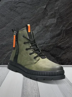 bugatti Dark Green Casual Boots