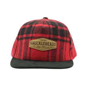 Cabin | Christmas Lumberjack Snapback Hat for Infants, Toddlers, and Youth