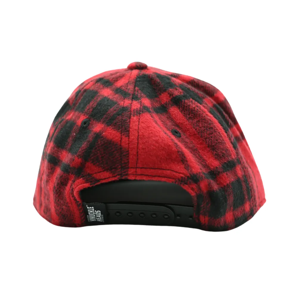 Cabin | Christmas Lumberjack Snapback Hat for Infants, Toddlers, and Youth
