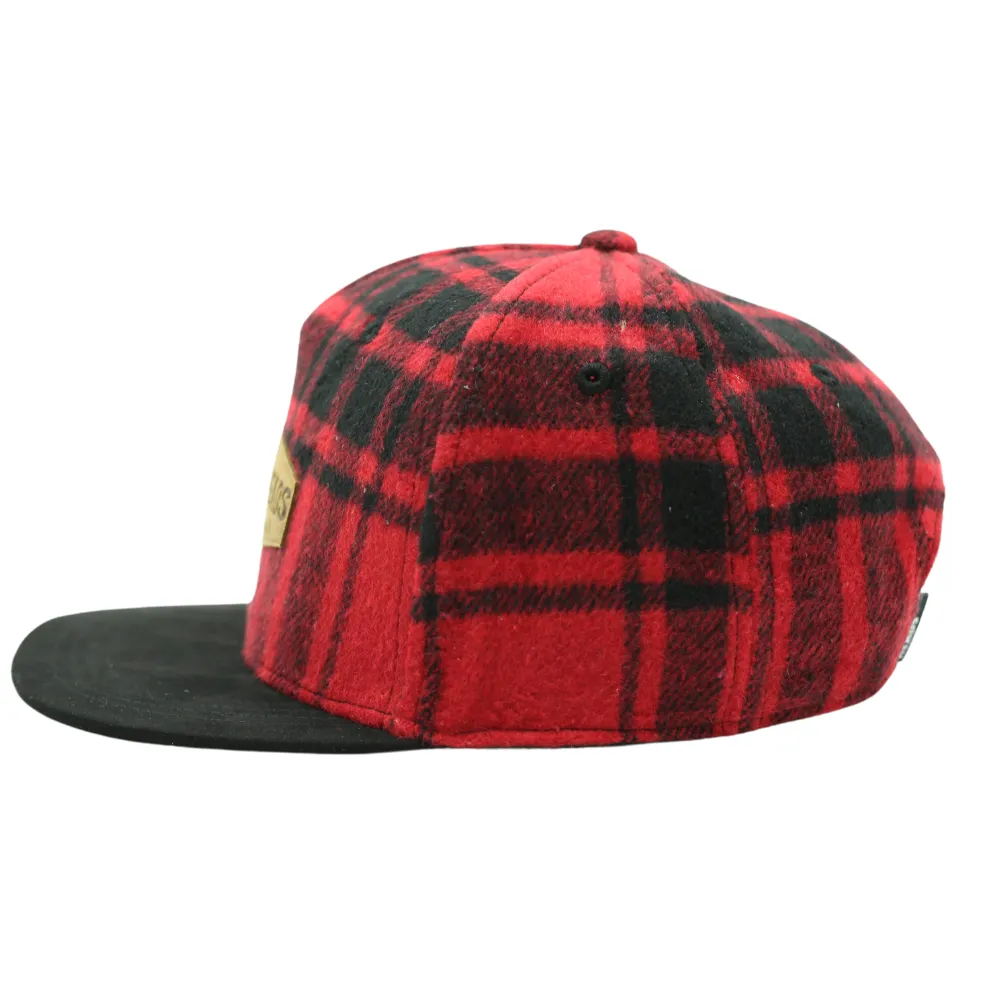 Cabin | Christmas Lumberjack Snapback Hat for Infants, Toddlers, and Youth