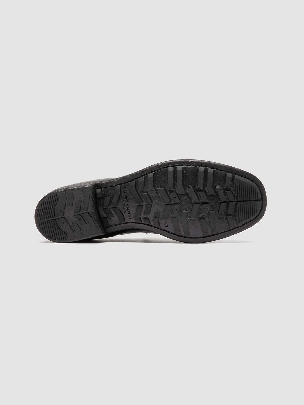 CALIXTE 020 - Navy Leather Loafers