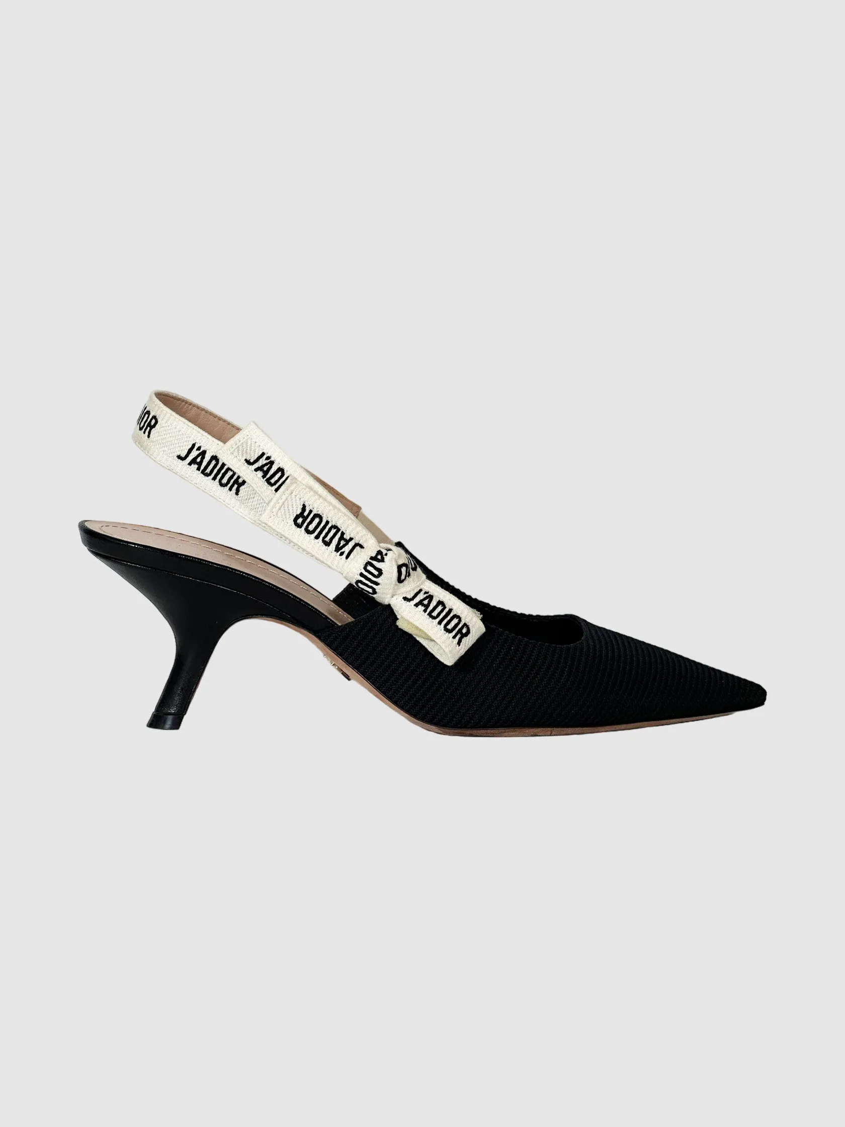 Canvas J'Adior Slingback Pumps - Size 40