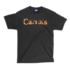 CARROTS LUMBERJACK WORDMARK T-SHIRT (BLACK ORANGE)