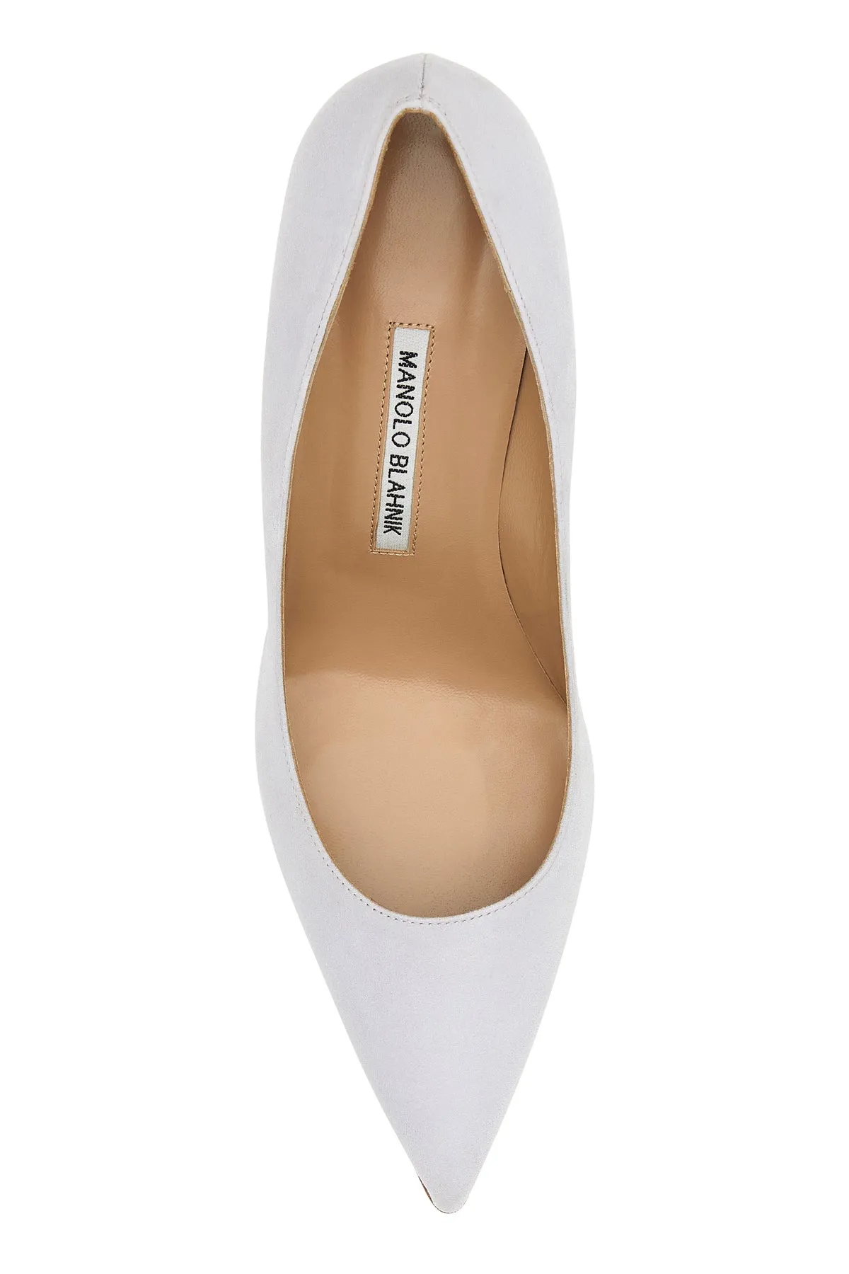 Chalk suede BB pumps