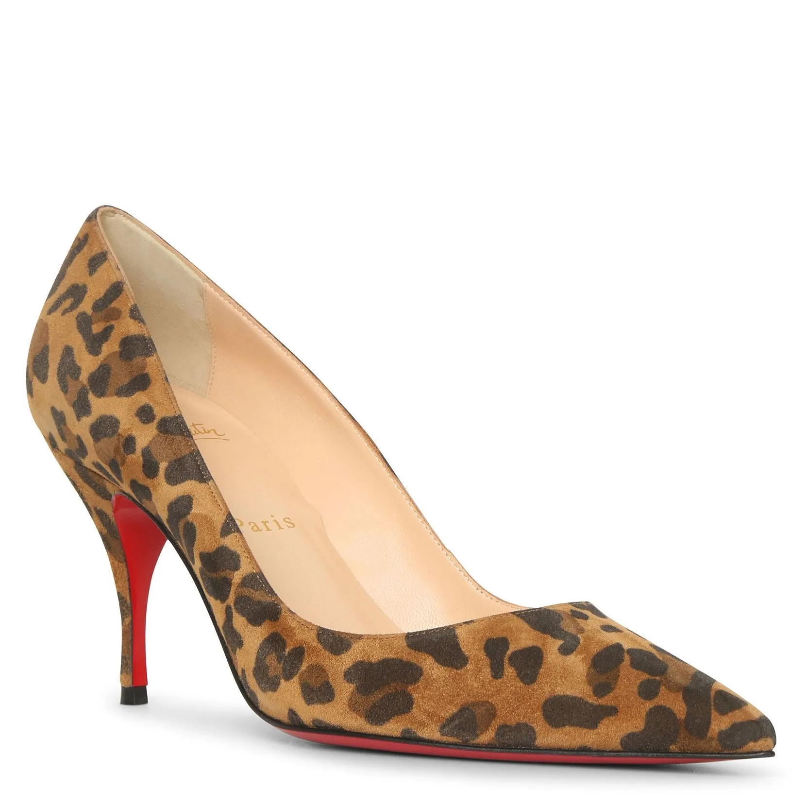 Clare 80 leopard suede pumps