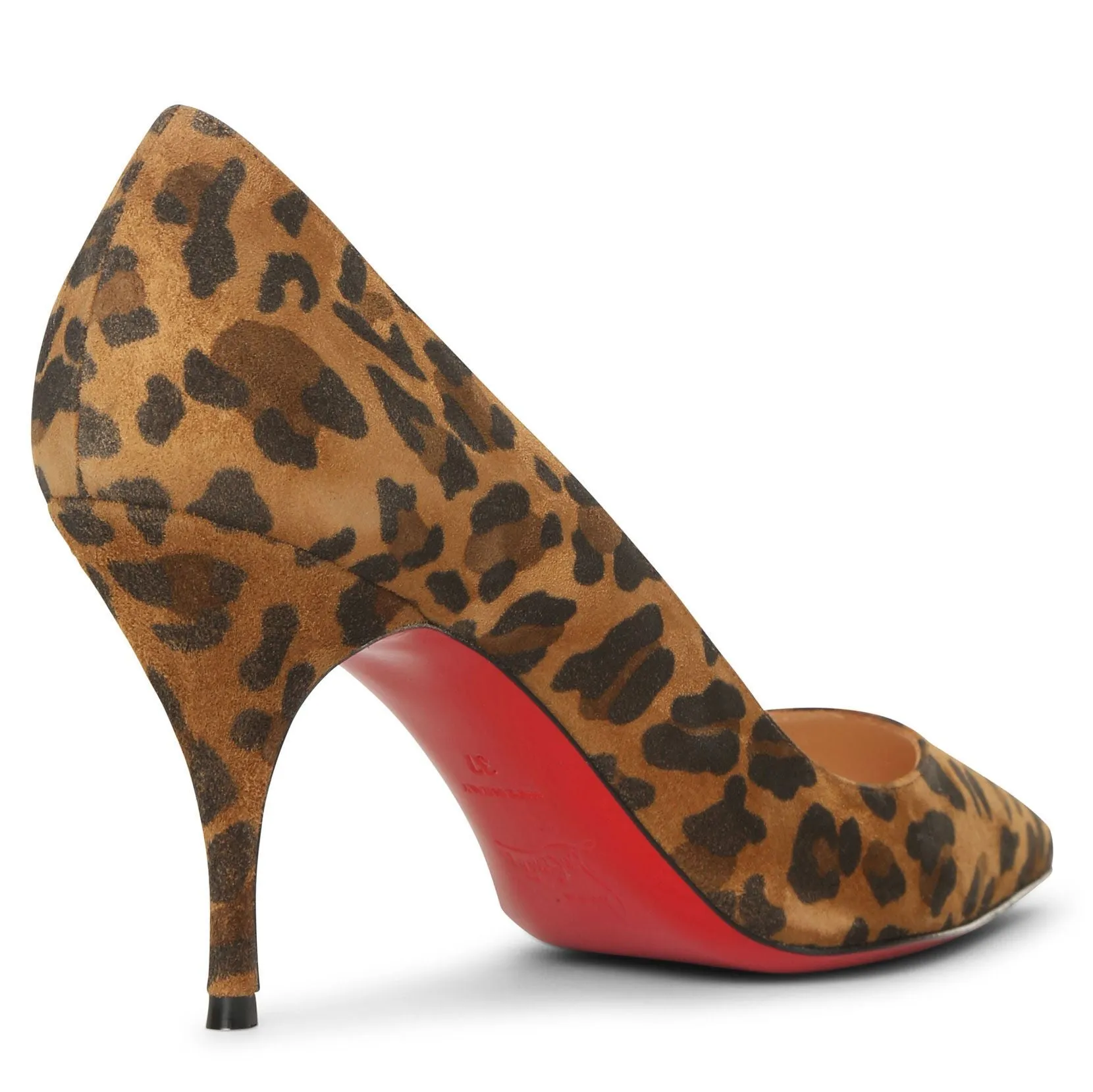 Clare 80 leopard suede pumps