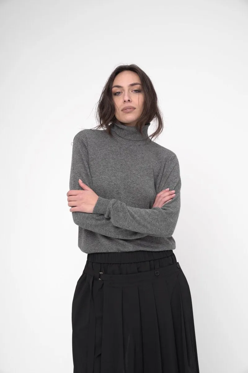 Cowl Neck Long Sleeve Shirt