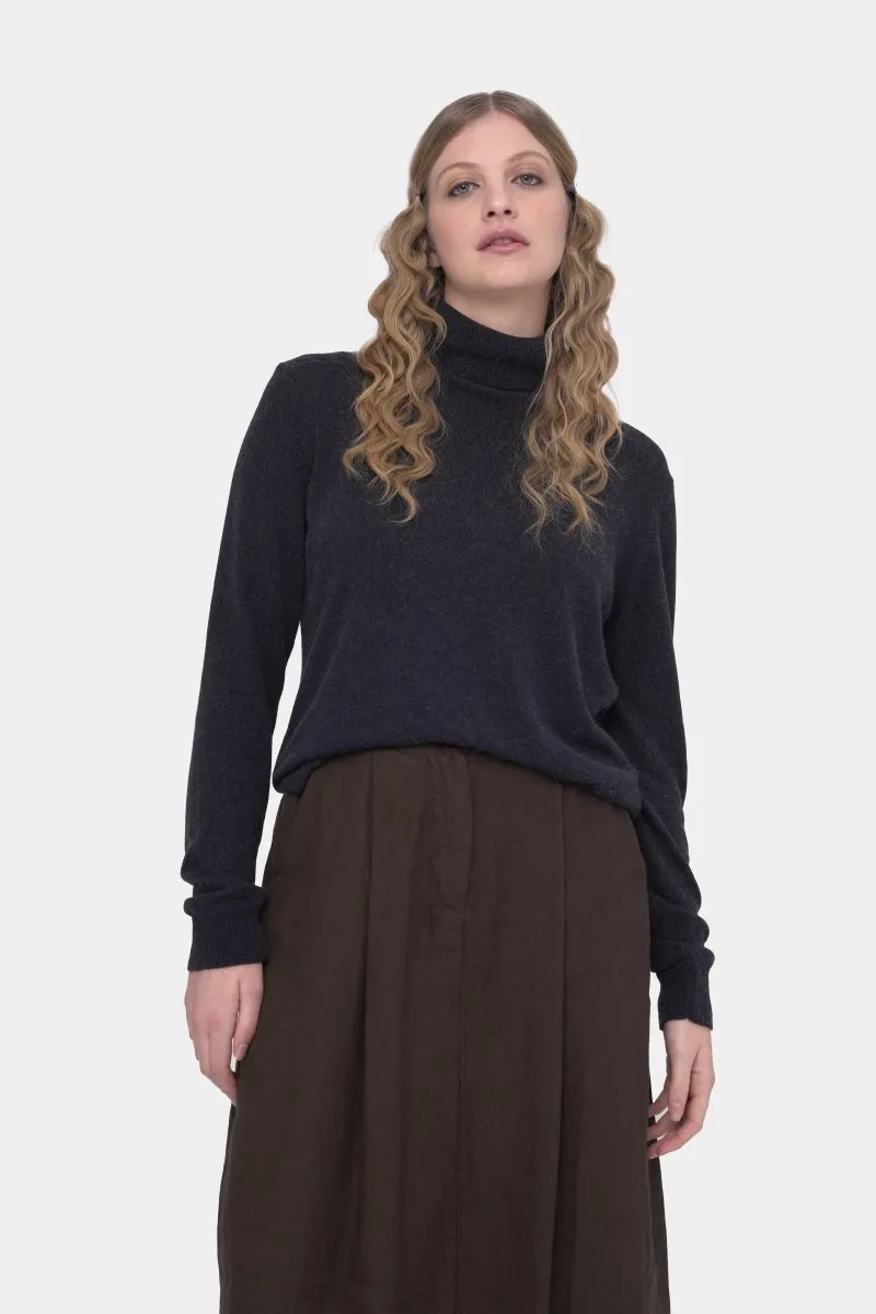 Cowl Neck Long Sleeve Shirt