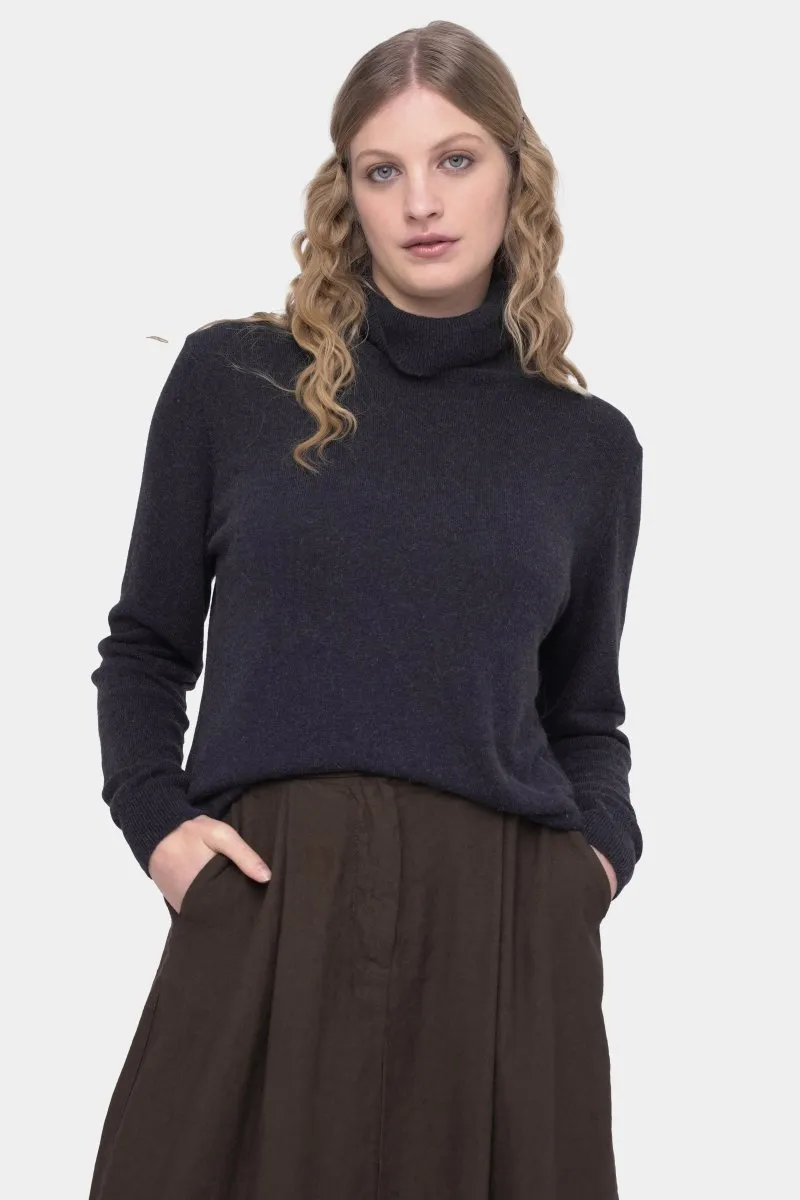 Cowl Neck Long Sleeve Shirt