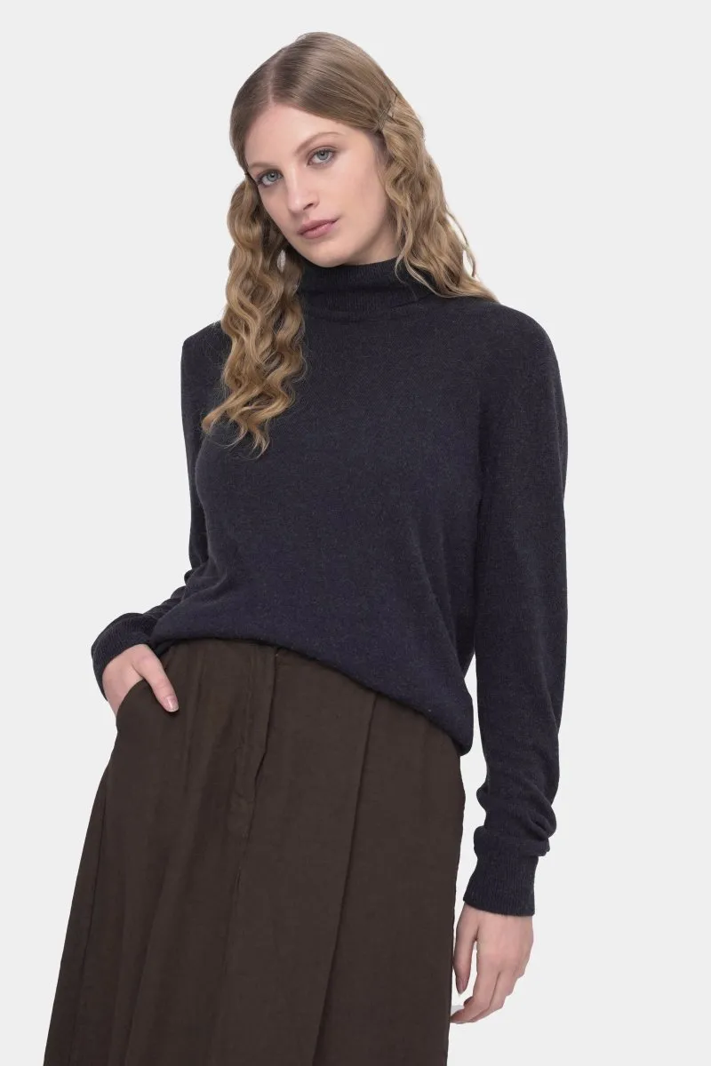 Cowl Neck Long Sleeve Shirt