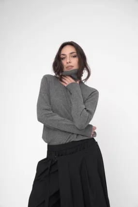 Cowl Neck Long Sleeve Shirt