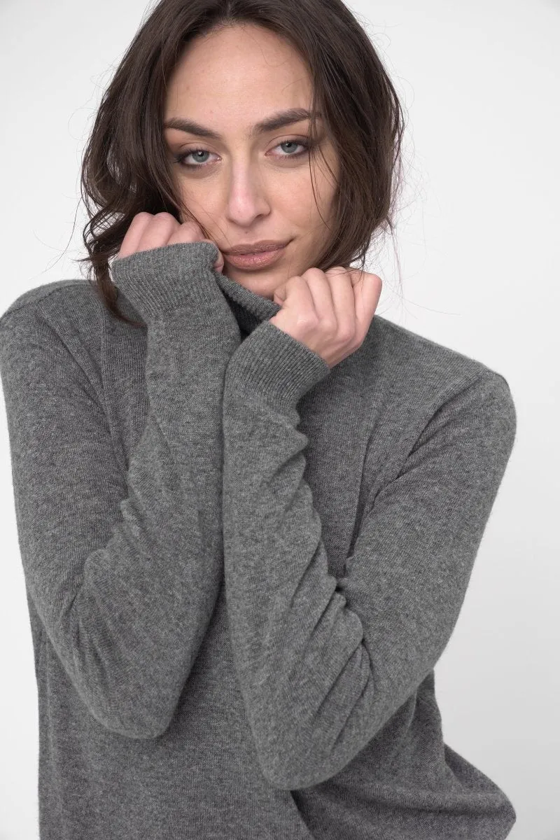 Cowl Neck Long Sleeve Shirt