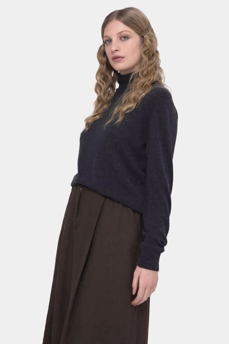 Cowl Neck Long Sleeve Shirt