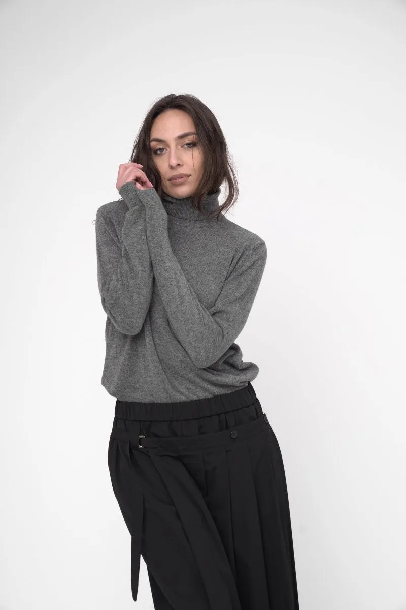 Cowl Neck Long Sleeve Shirt