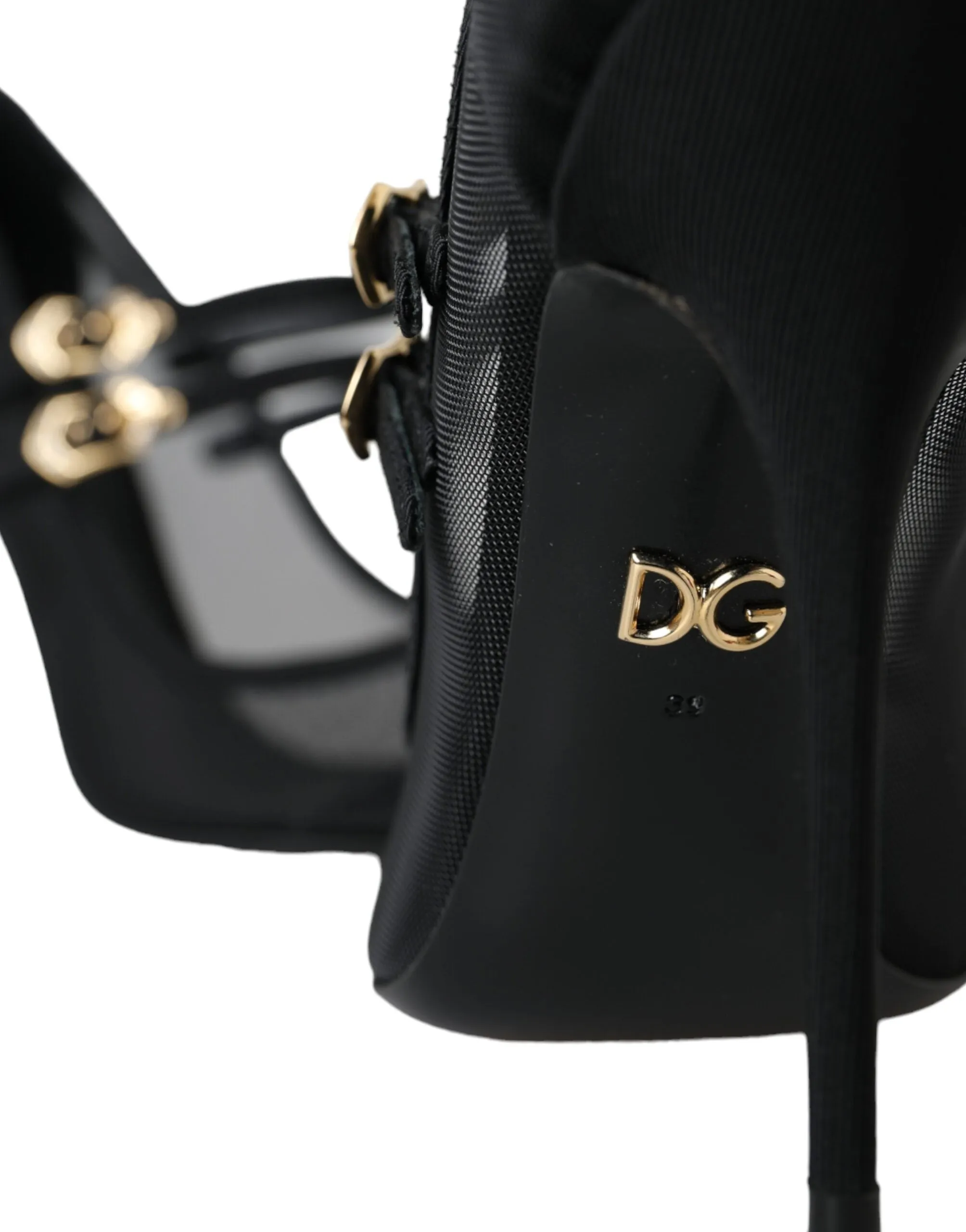 Dolce & Gabbana Double Strap Pumps In Mesh