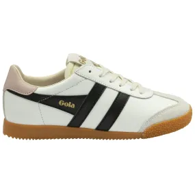 Elan Leather Sneaker (White   Black   Chalk Pink)
