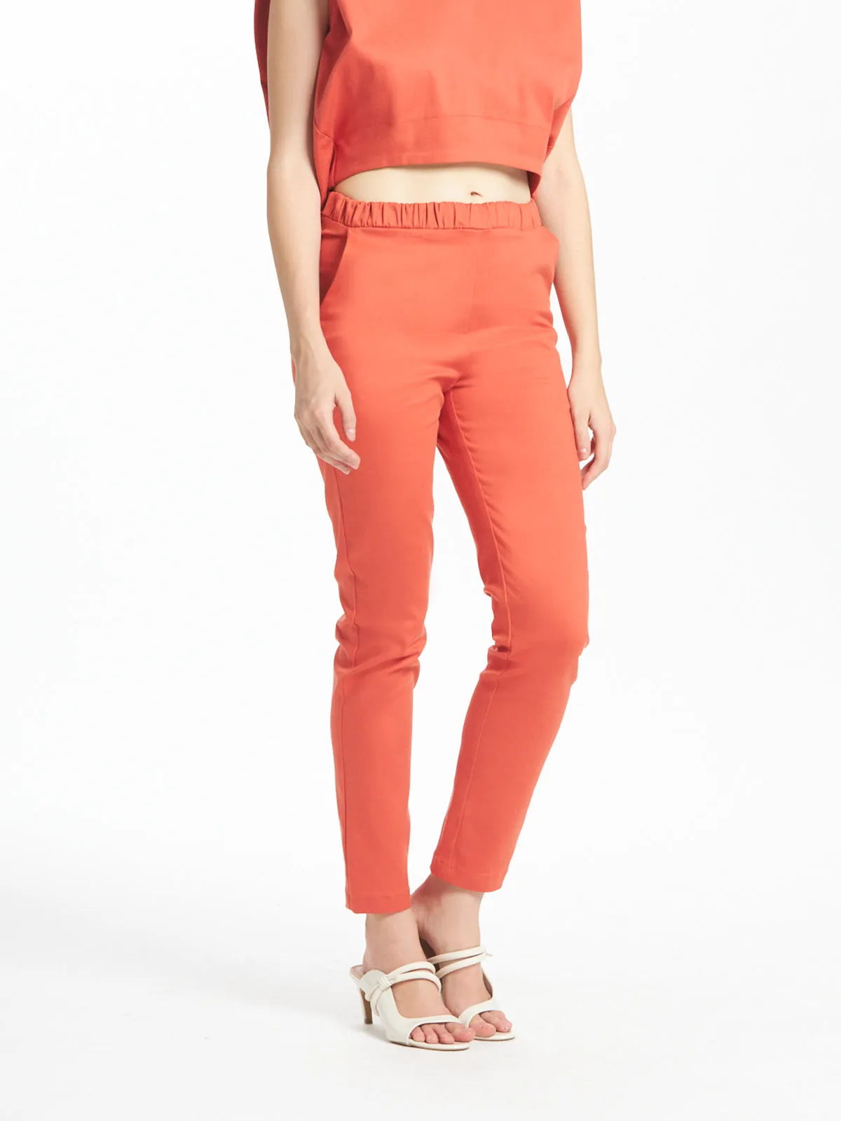 Elasticated Cigarette Pants