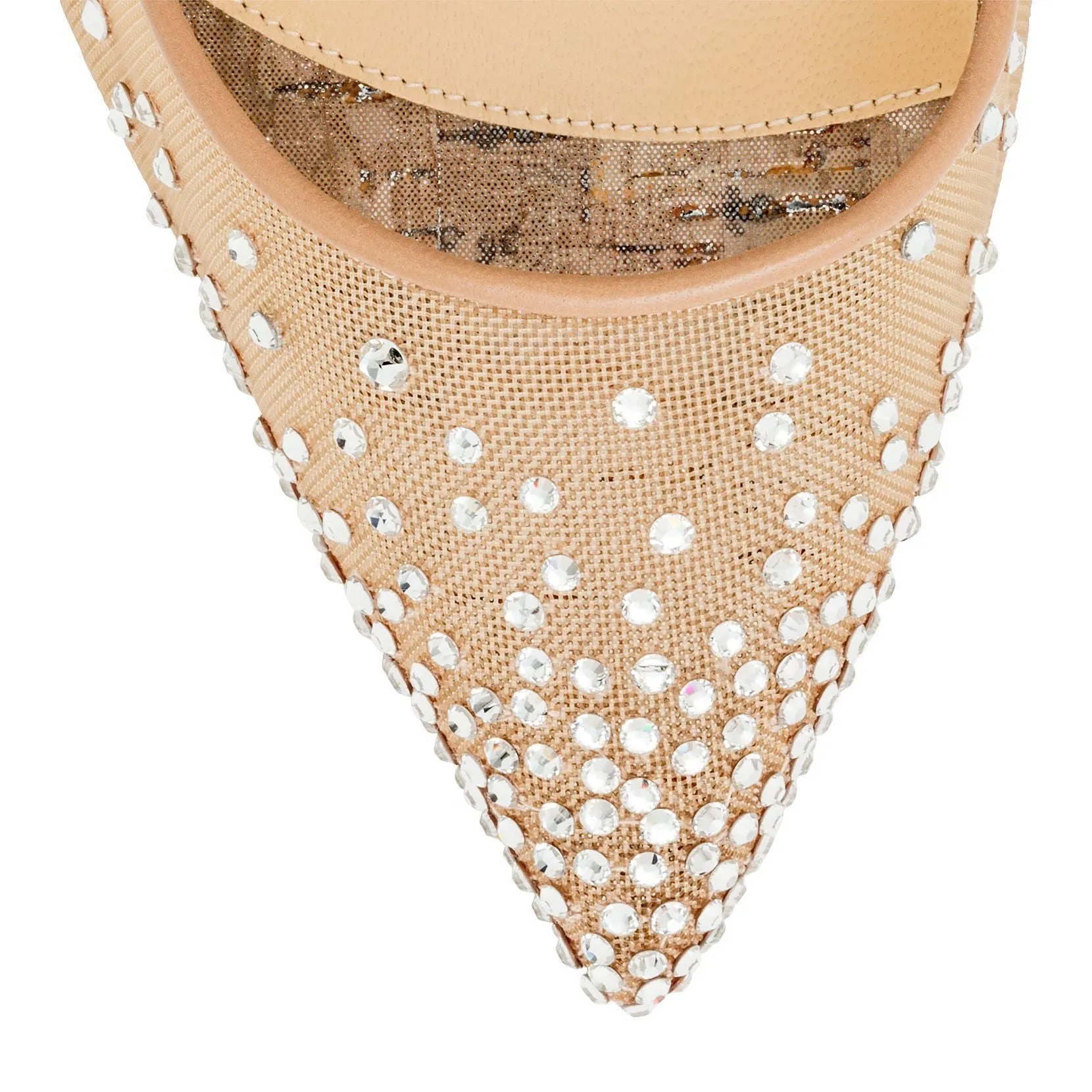 Follies Strass 100 silver pumps