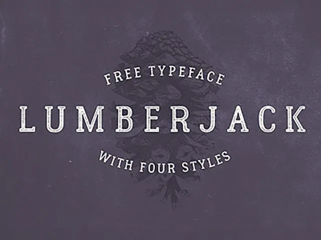 Free Lumberjack Font
