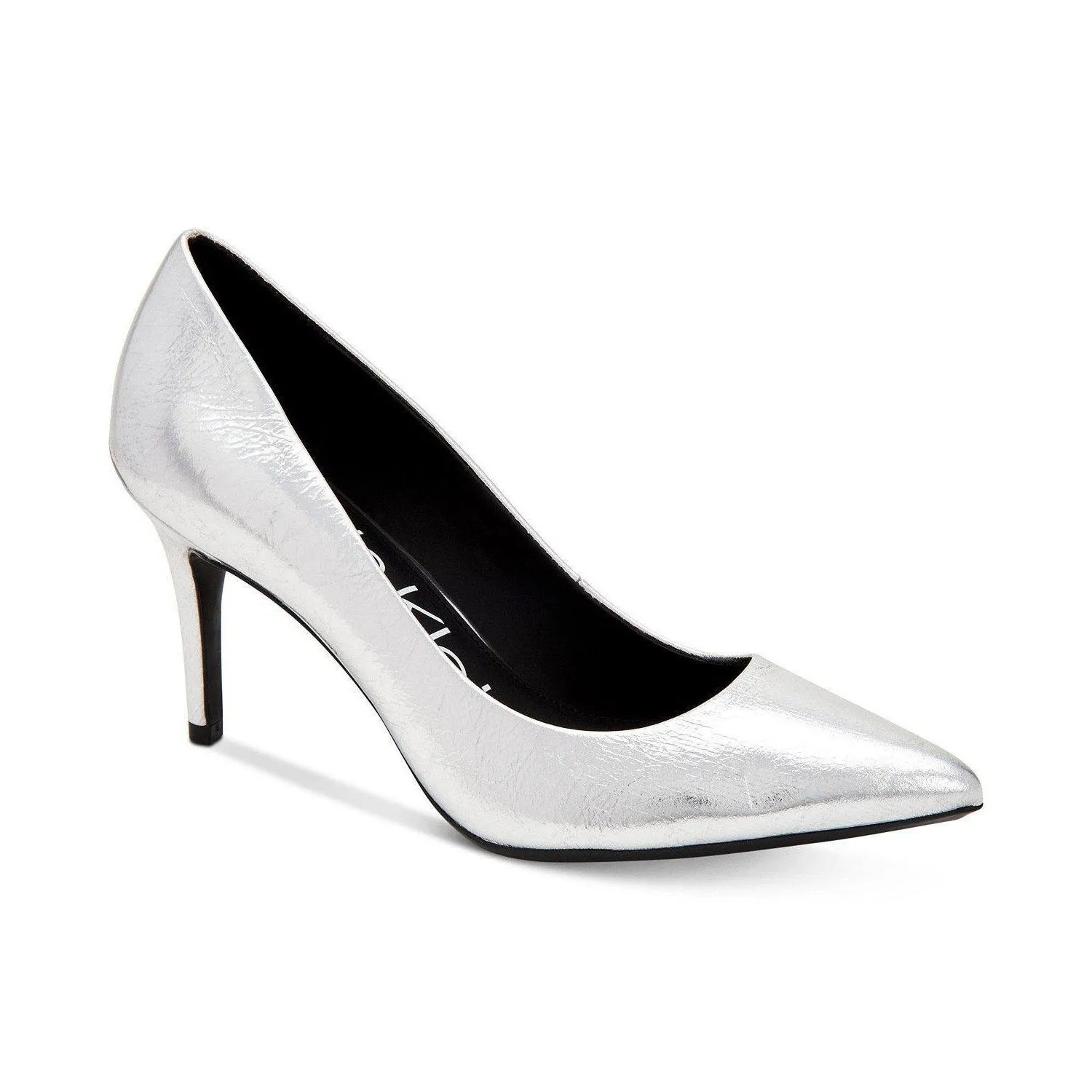 Gayle Silver Metallic Pumps