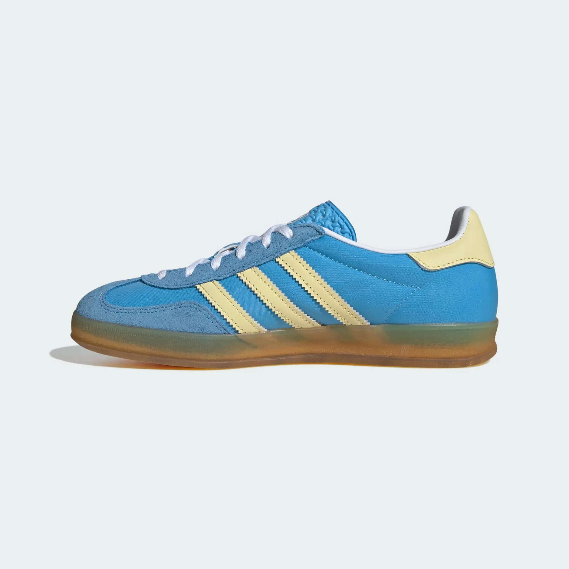 GAZELLE INDOOR SHOES - Semi Blue Burst / Almost Yellow / Cloud White