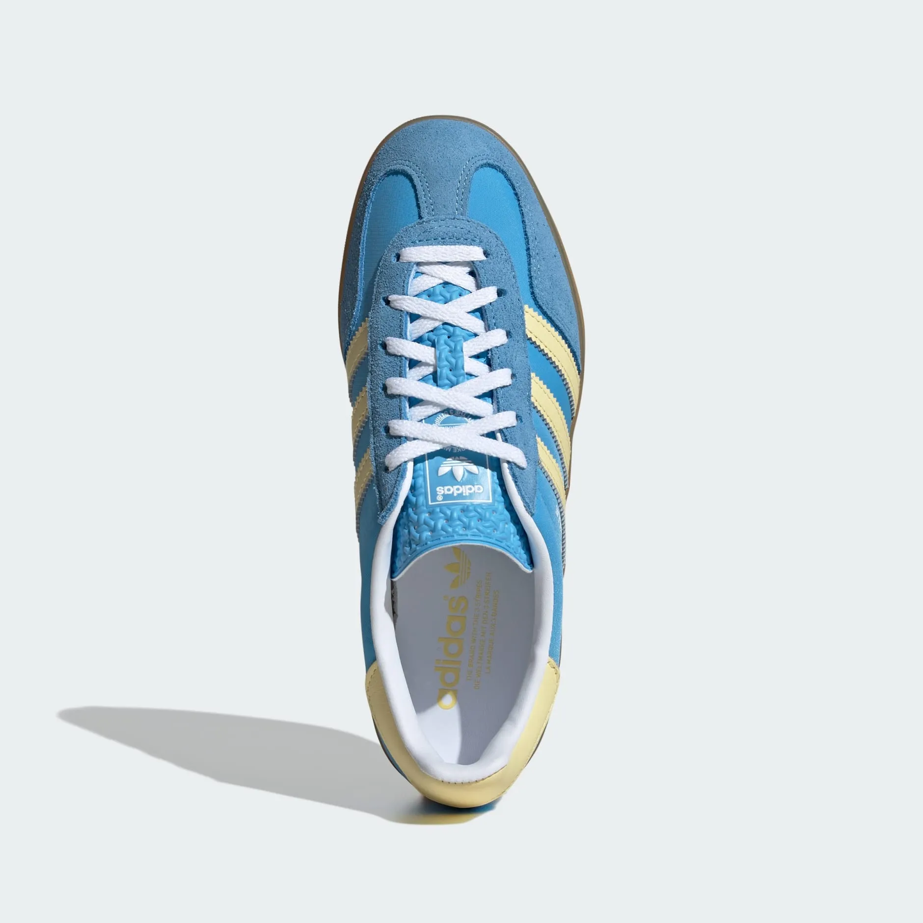 GAZELLE INDOOR SHOES - Semi Blue Burst / Almost Yellow / Cloud White