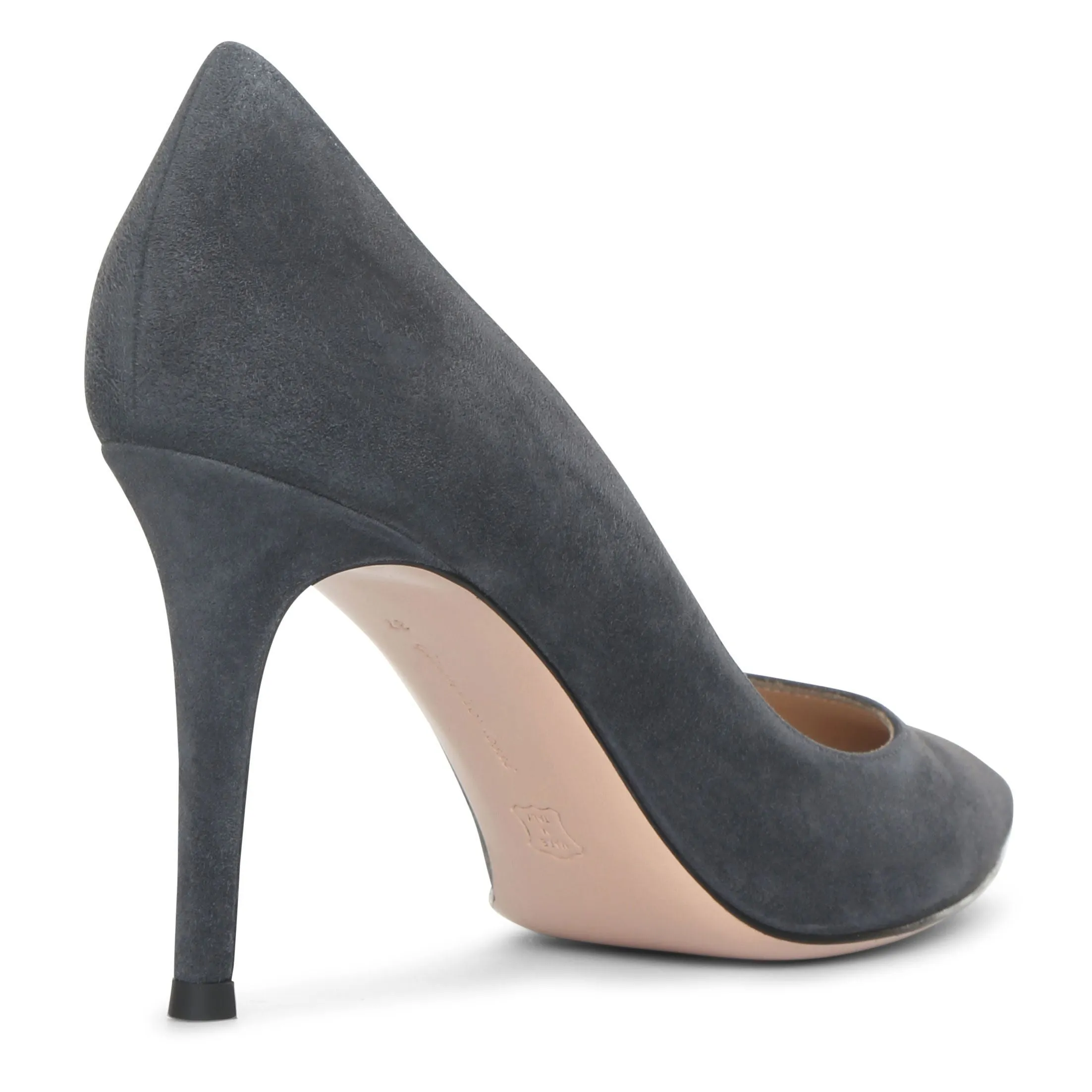 Gianvito 85 grey suede pumps