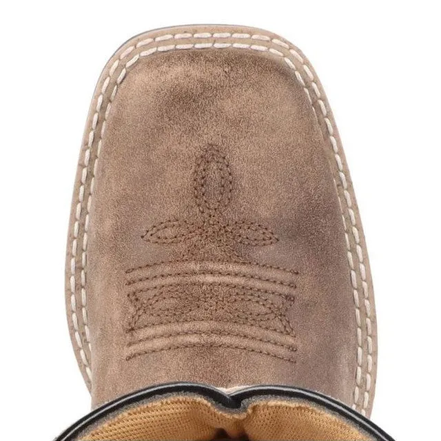 Girl's Smoky Mountain Safari Brown Distressed Tiger Print Boot
