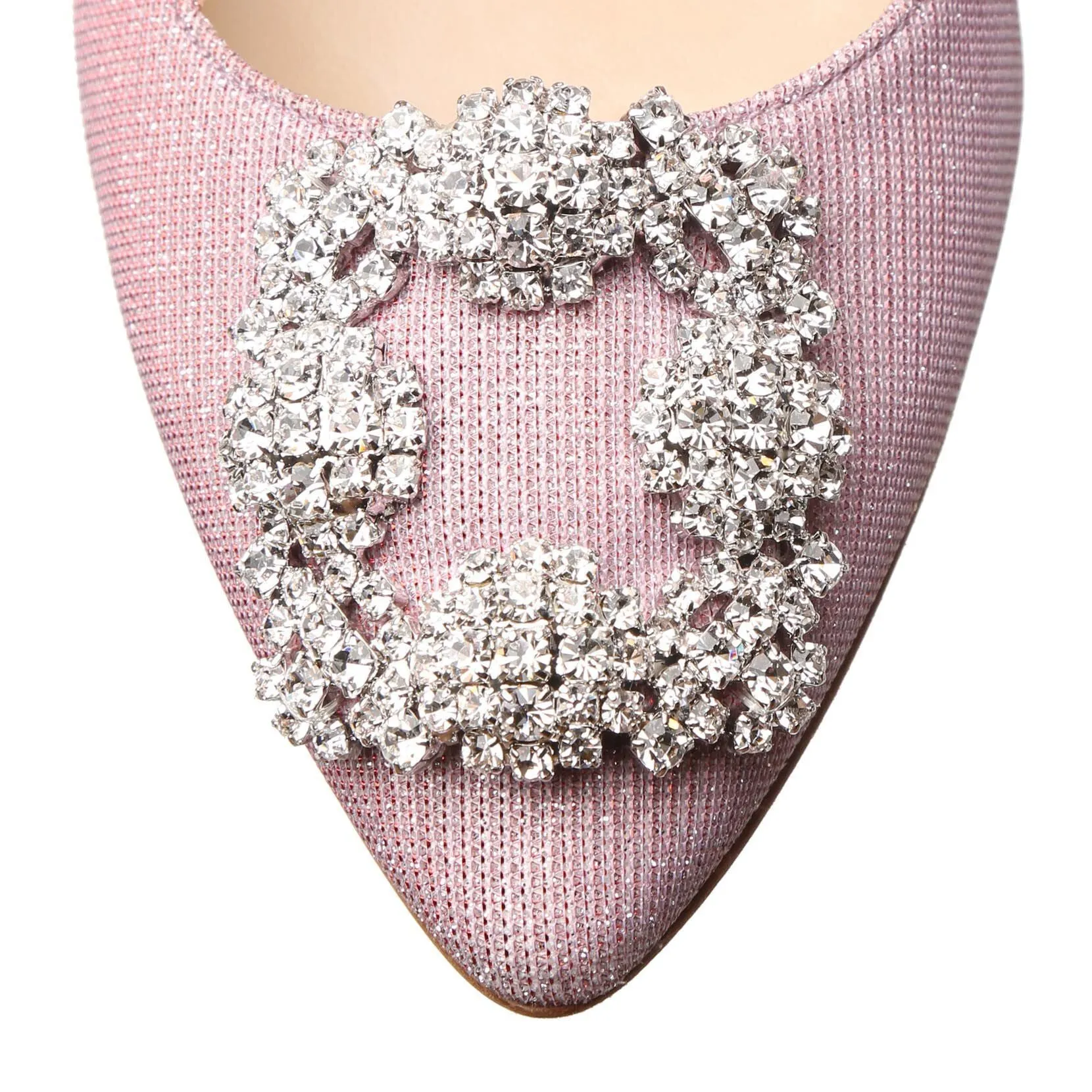 Hangisi 105 light pink glitter pumps