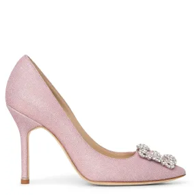 Hangisi 105 light pink glitter pumps