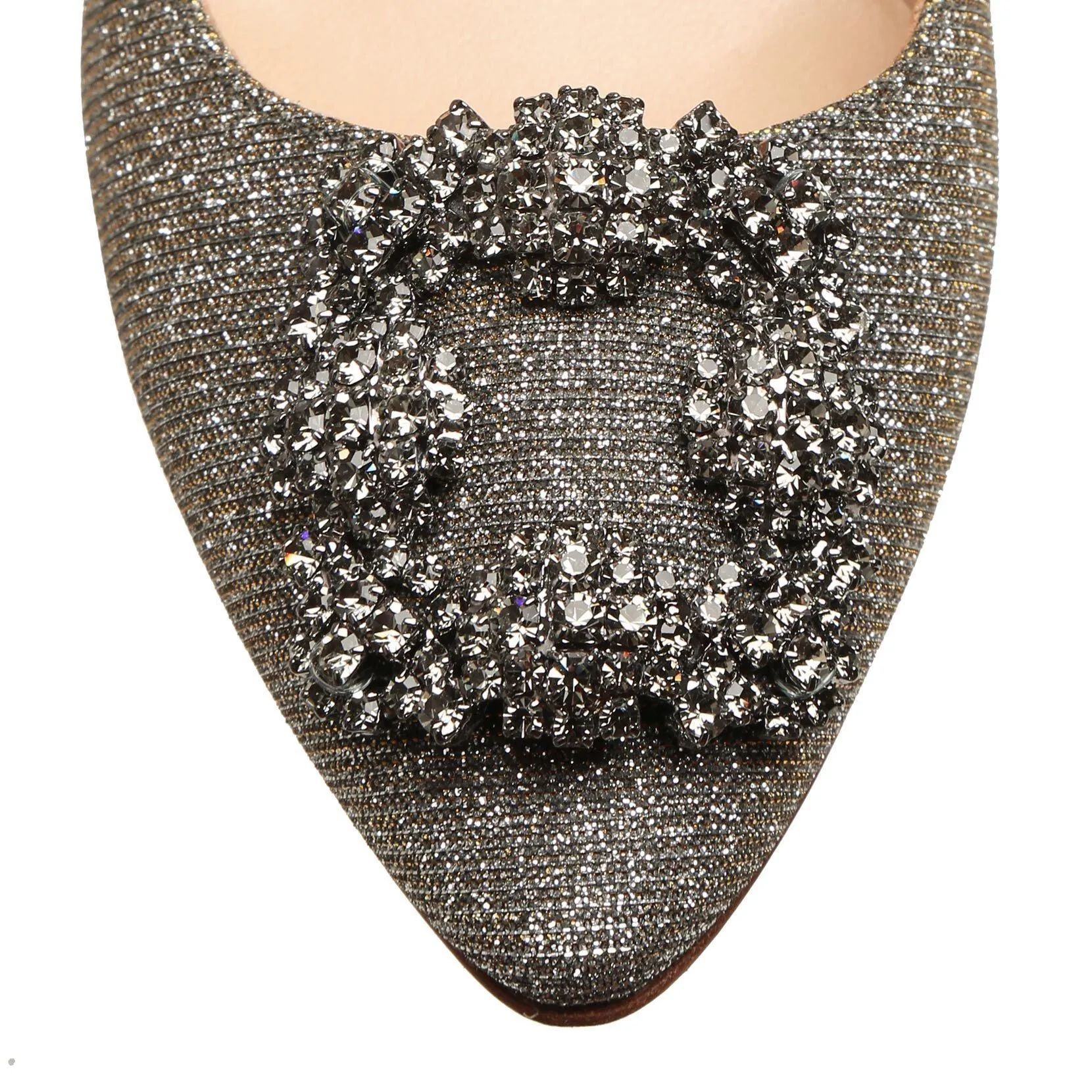 Hangisi 70 dark gold glitter pumps