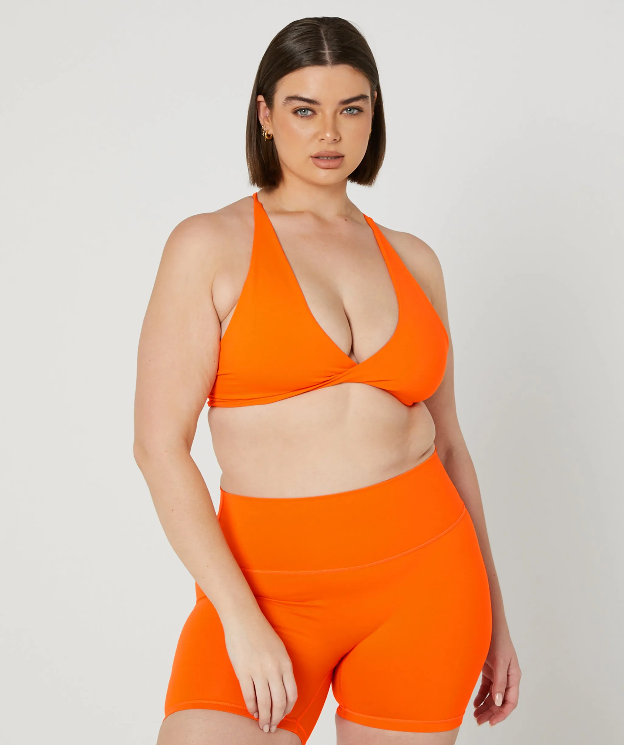 Infinity Bralette Bright Orange