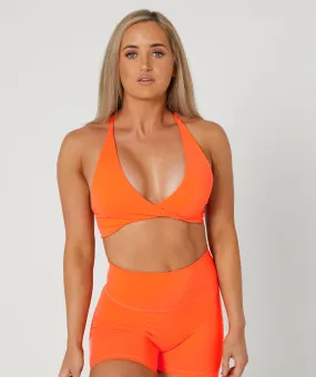 Infinity Bralette Bright Orange