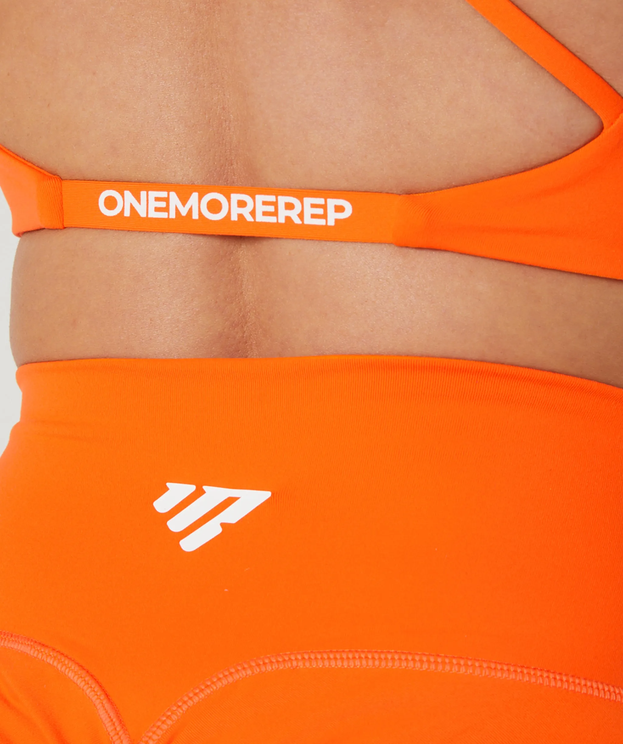 Infinity Bralette Bright Orange