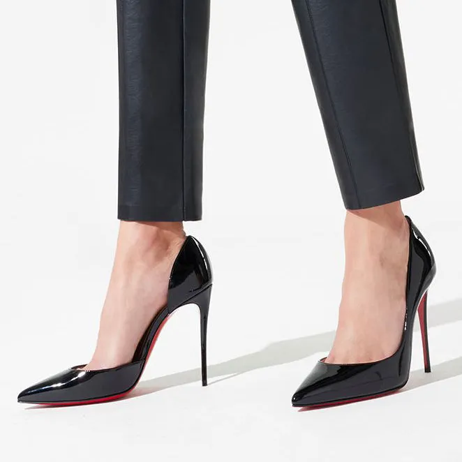 Iriza 100 black patent pumps
