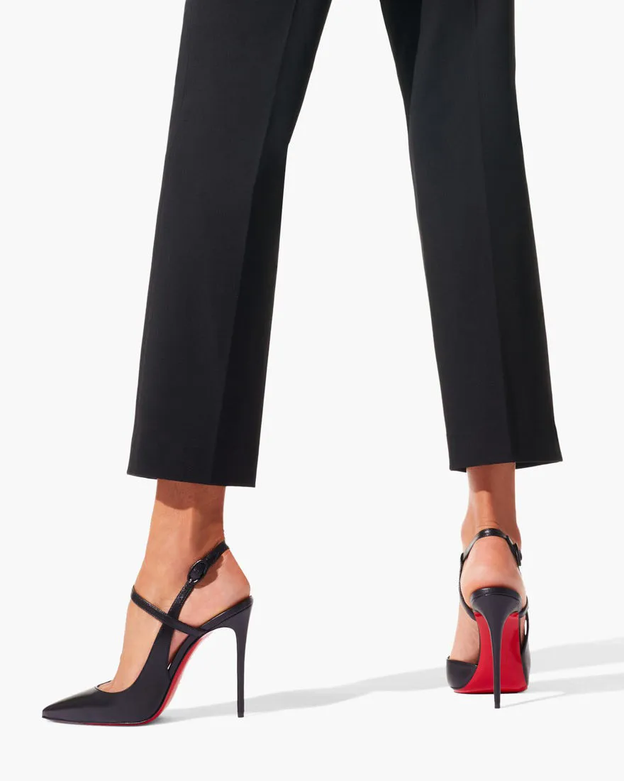 Jenlove 100 black leather pumps