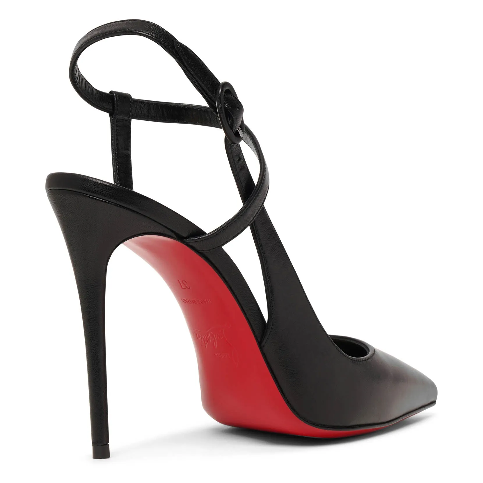 Jenlove 100 black leather pumps
