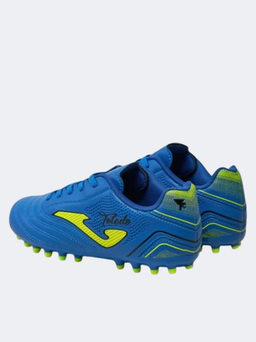 Joma Toledo 2404 Ag Kids Football Shoes Royal/Yellow