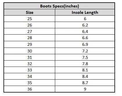 Kids Unisex Boots WS-002-BLACK