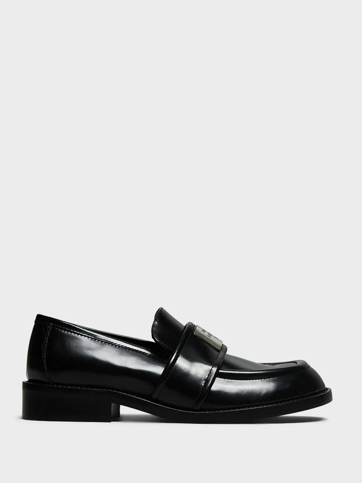 Leather Loafers in Black