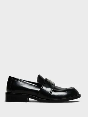 Leather Loafers in Black