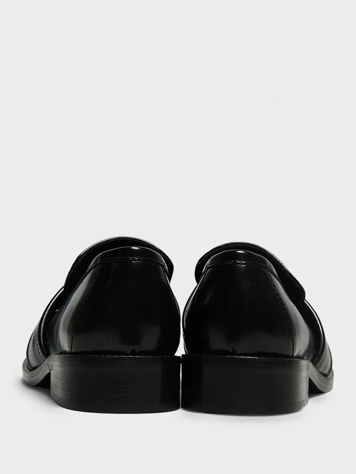 Leather Loafers in Black