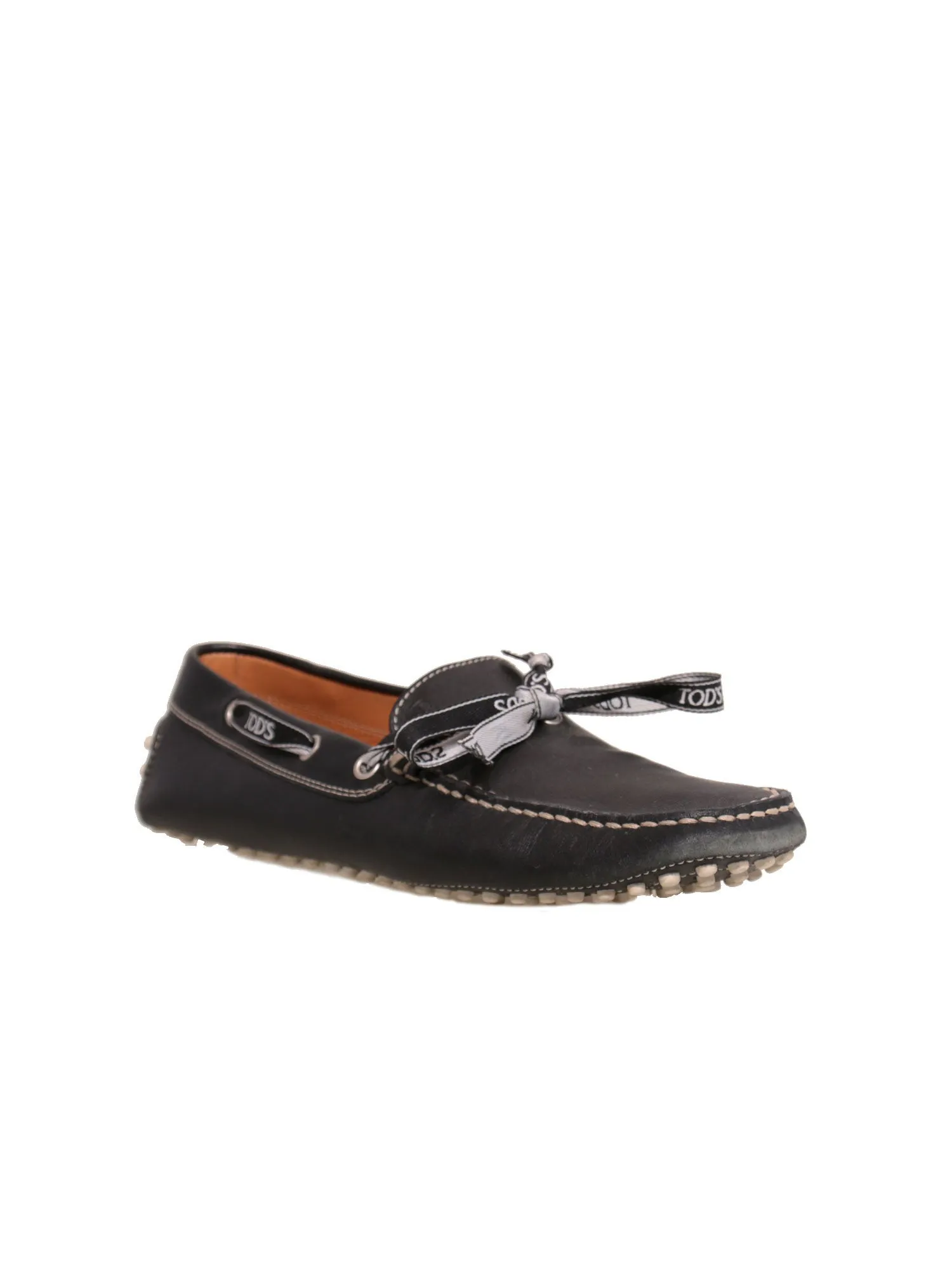 Leather Ribbon Loafers