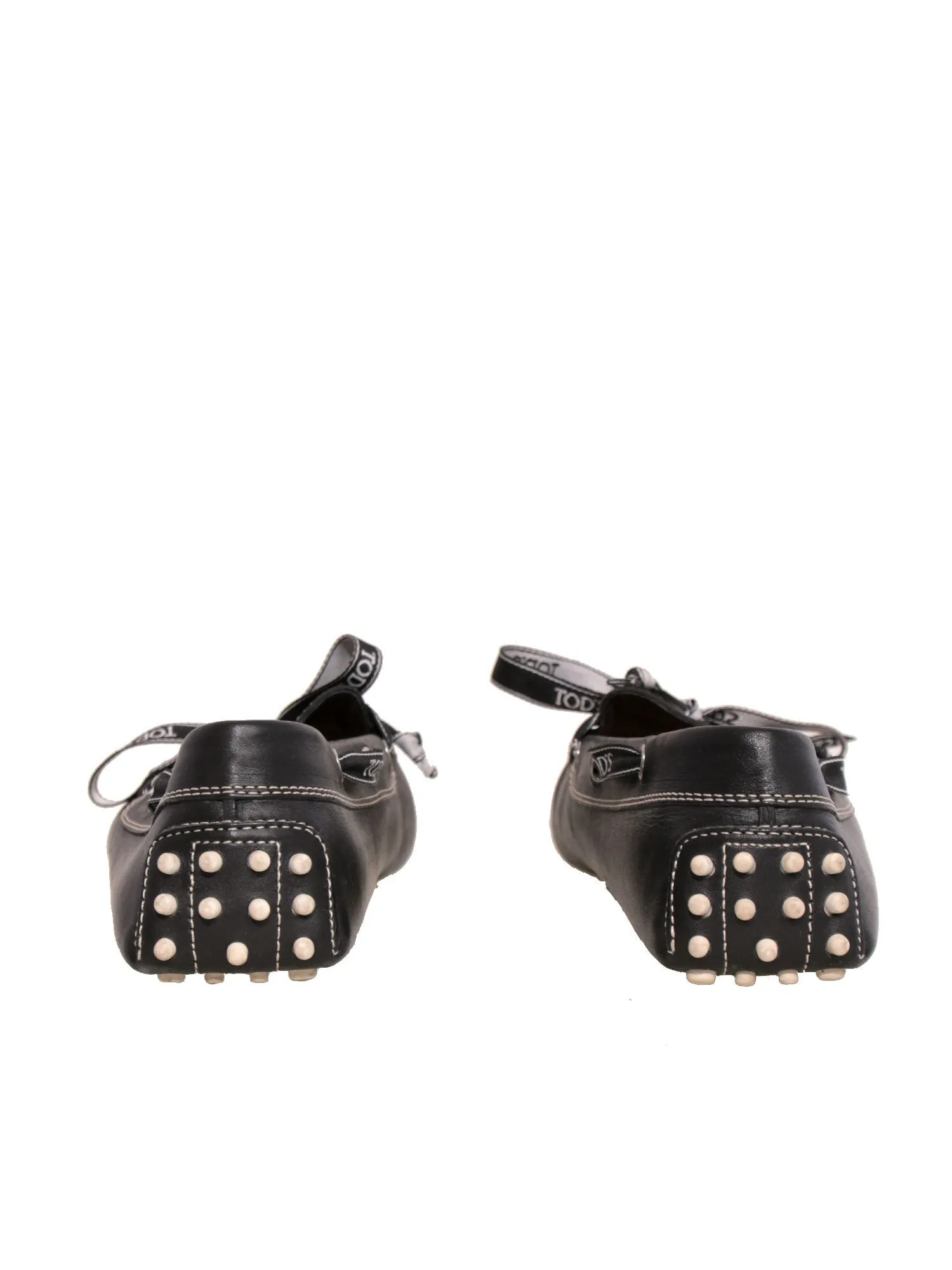 Leather Ribbon Loafers